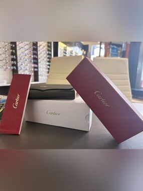 Authentic Cartier CT0087O 001 Titanium Rimless Eyeglasses Glasses Frame France